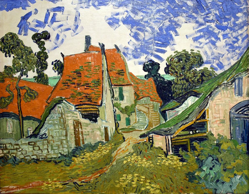 Vincent van Gogh 1890 Street in Auvers-sur-Oise 1 From Ateneum Art Museum, Finnish National Gallery, Helsinki At New York Met Breuer Unfinished